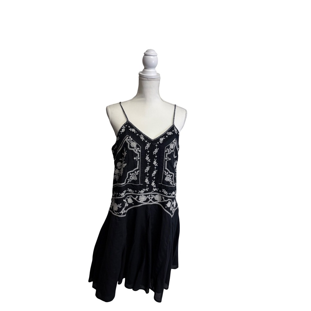 Lucky Brand Women's Sleeveless Embroidered Sundress Size Small